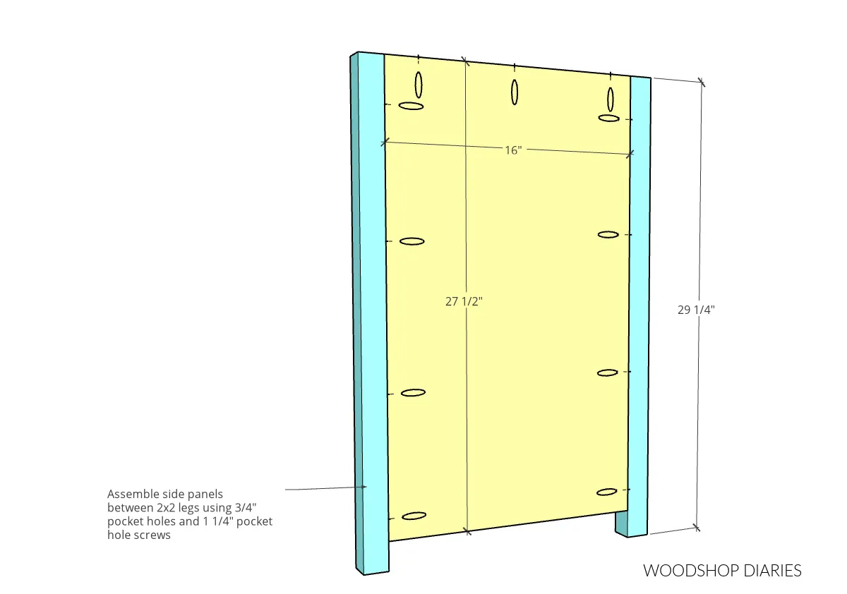 Simple End Table with Drawers — step photo 5
