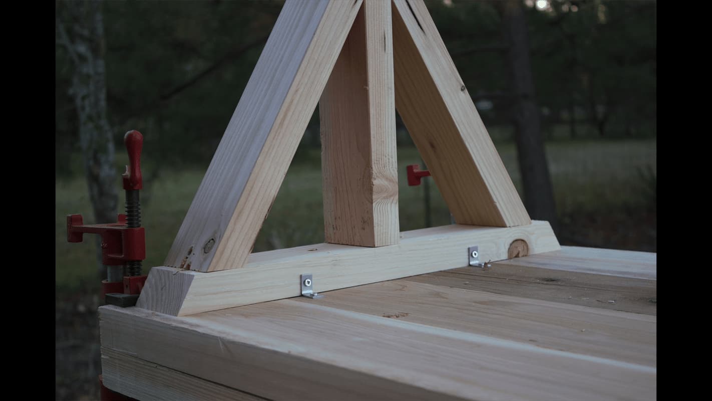 DIY Cedar Desk Build with Bottom Supports — step photo 10