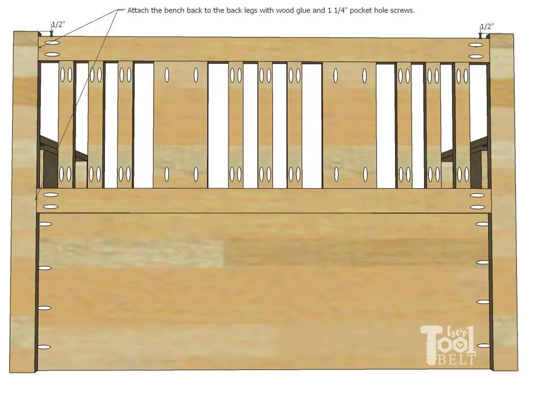 Craftsman Toy Box Bench — step photo 16