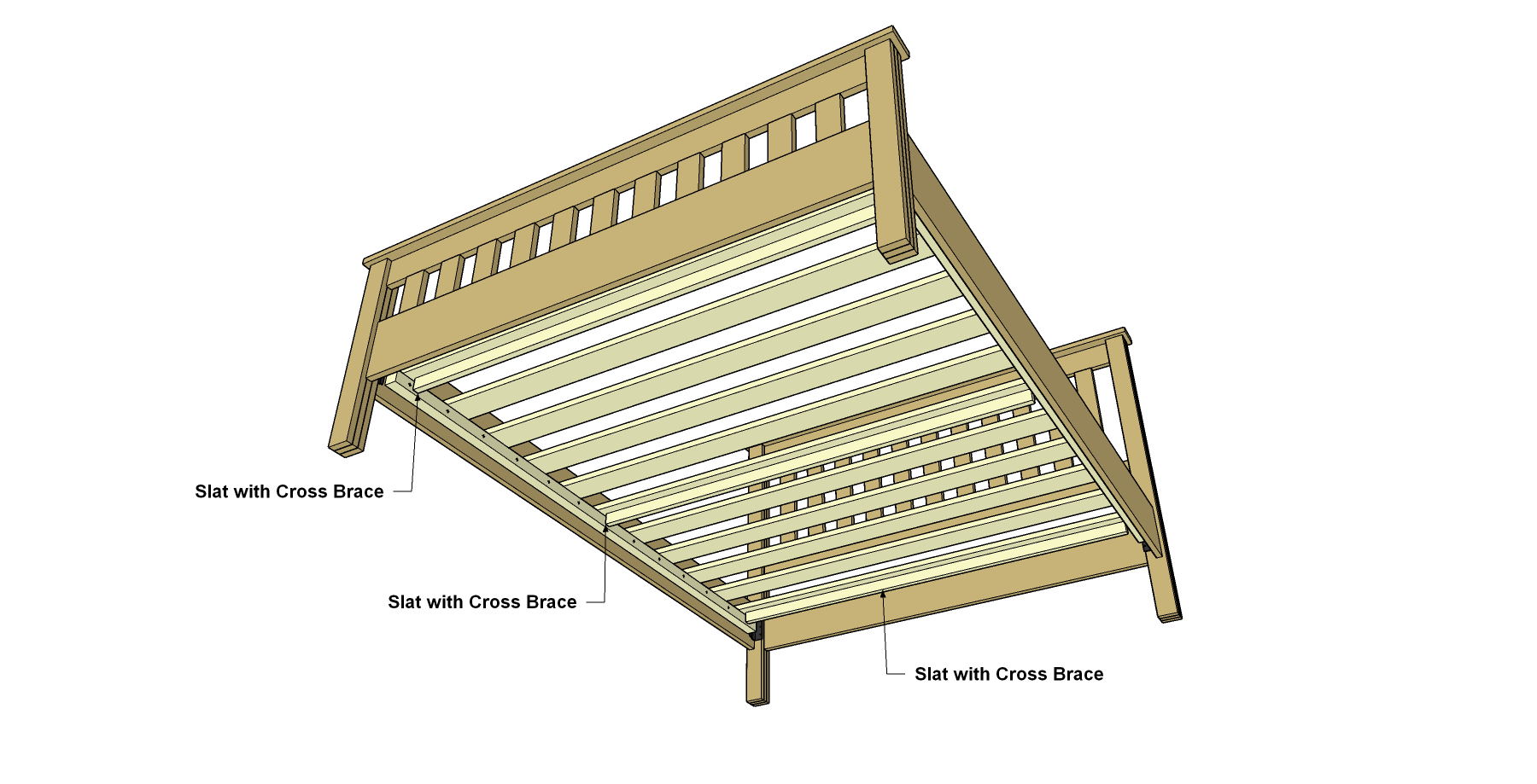 Classic Craftsman-Style Queen Bed — step photo 15