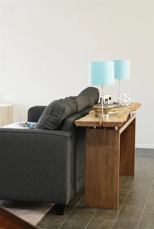 Floating Top Sofa Table