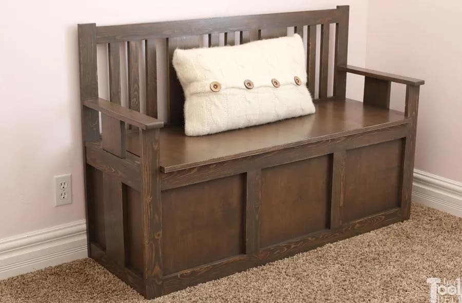 Craftsman Toy Box Bench — step photo 19