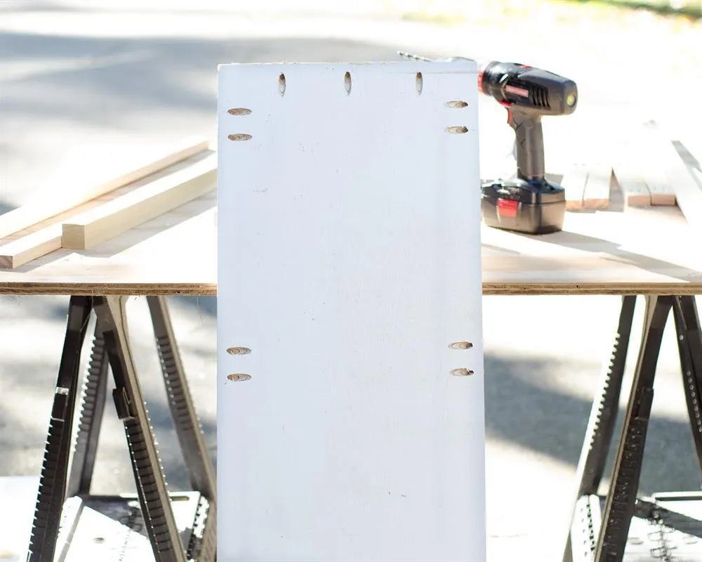 Grasscloth Console Table — step photo 3