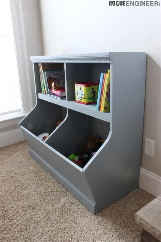 Bookcase with Toy Storage