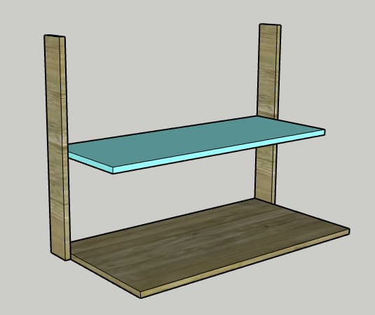 DIY Three-tiered Rolling Plant Stand — step photo 8