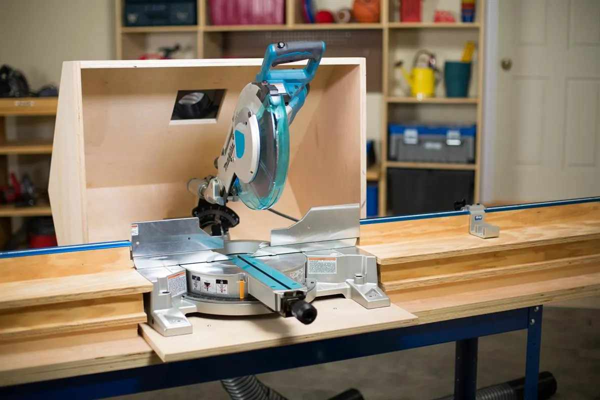 DIY Miter Saw Hood – Build a Miter Saw Dust Hood
