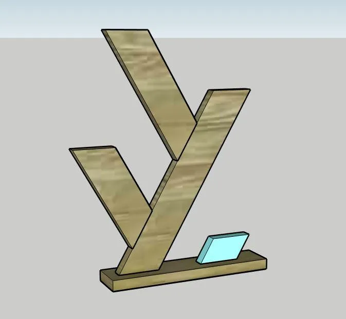 Angled Tabletop Plant Stand — step photo 8