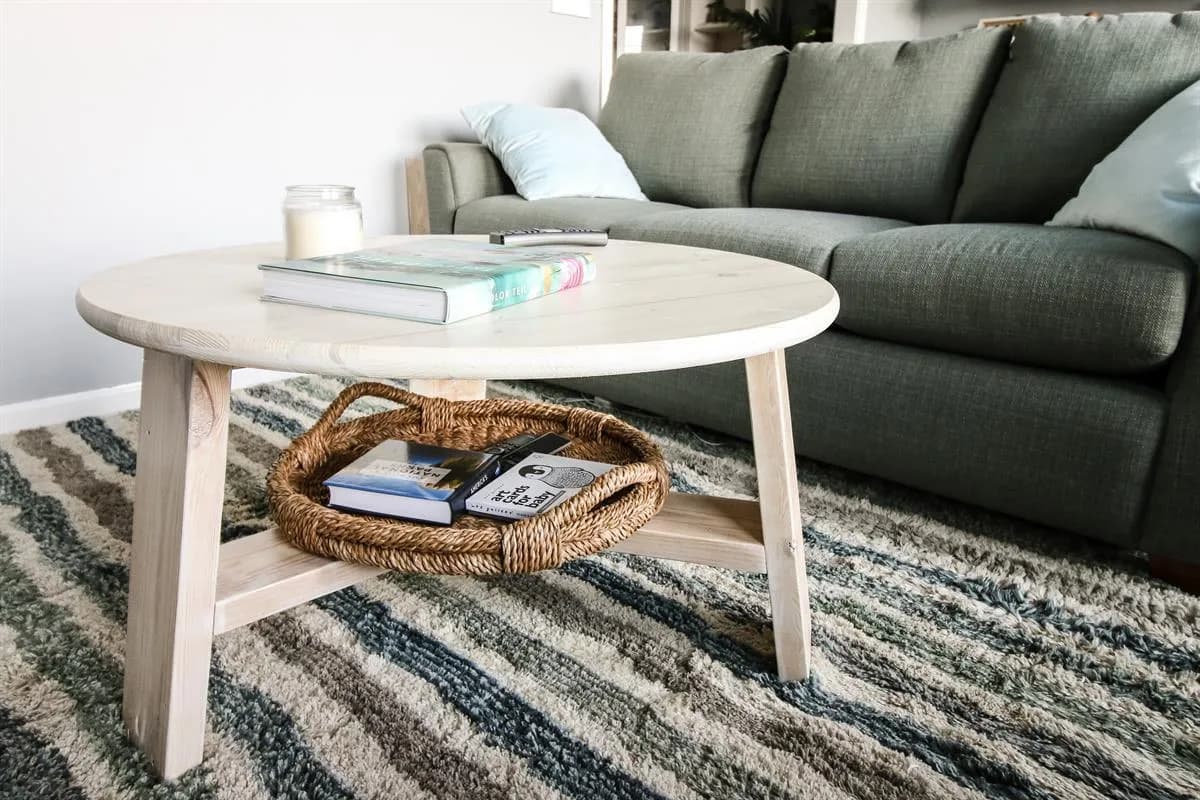 Geometric Round Coffee Table