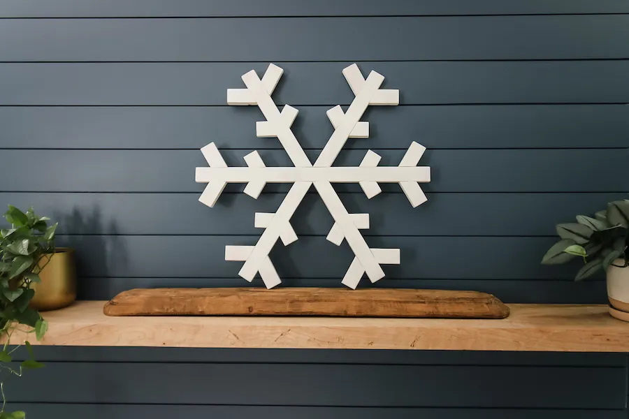 DIY Wooden Snowflake