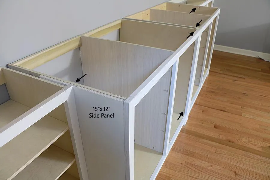 Custom Built-in Console Cabinets — step photo 11
