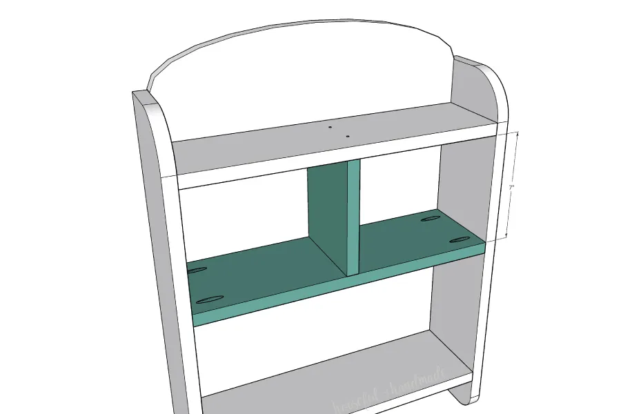 Over Toilet Storage Shelves — step photo 11