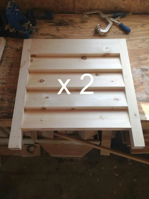 Louvered Wood Planter Box — step photo 4