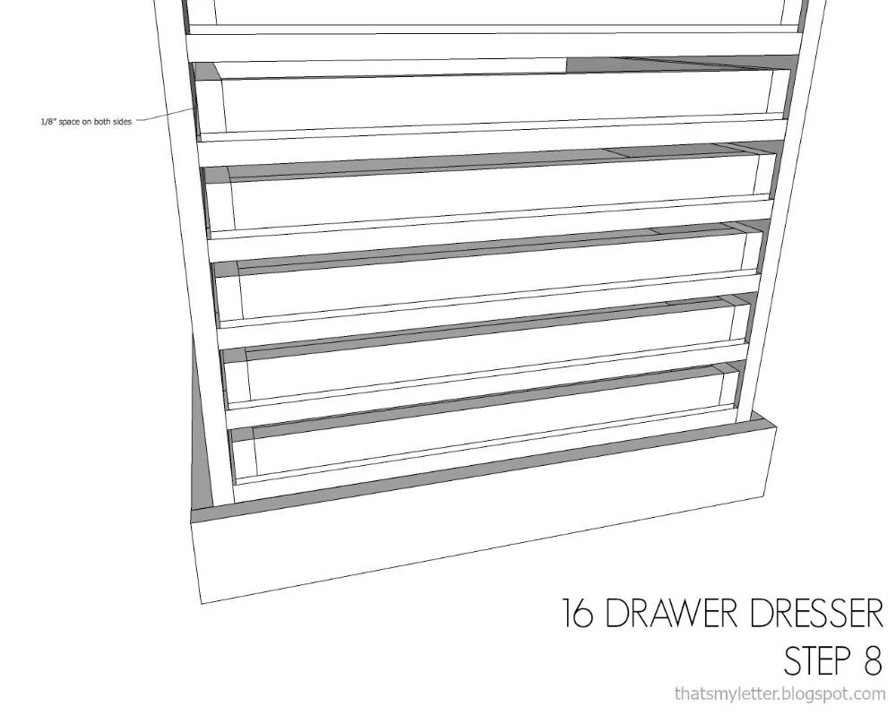 16 Drawer Dresser — step photo 15