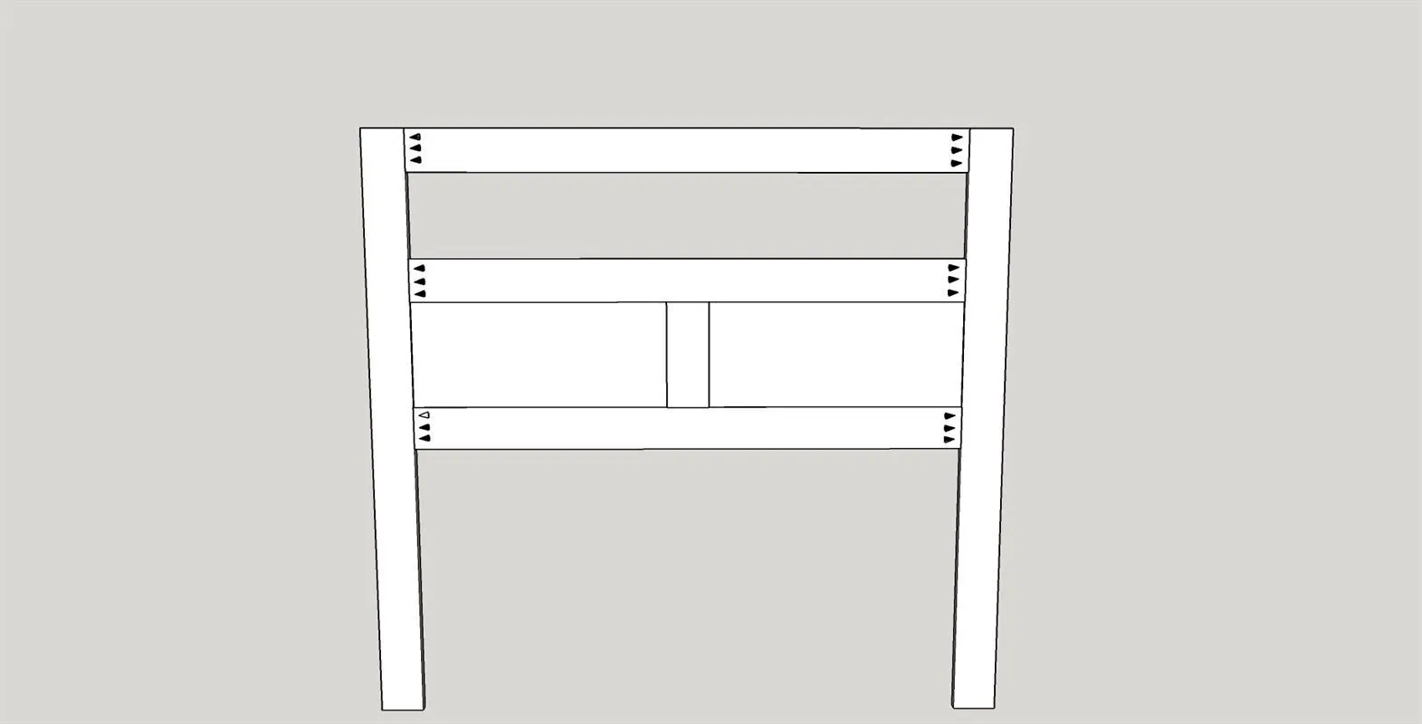 Craftsman Style Queen Sized Headboard — step photo 11