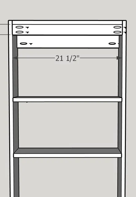 Floating Wall Shelves with Gallery Rails — step photo 7