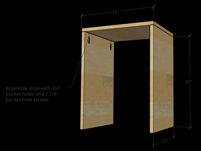 DIY Guitar Stand Stool — step photo 5