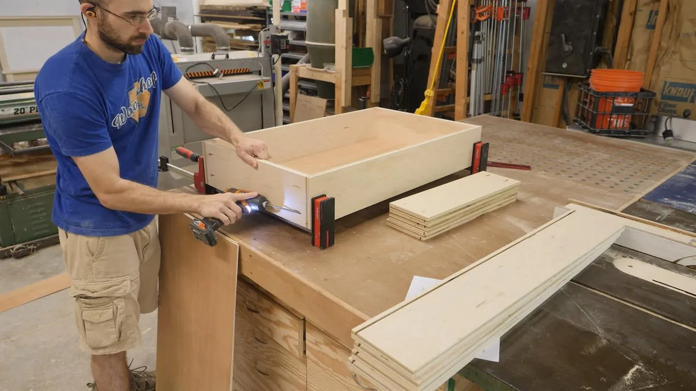Farmhouse Platform Bed with Storage — step photo 12