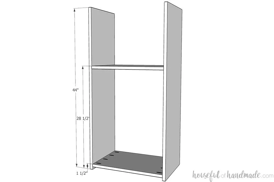 Closet Organizer with Drawers — step photo 5