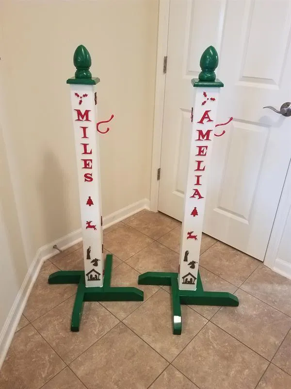 Grandkids’ Christmas Stocking Tree