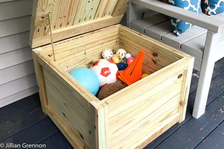 Side Table Deck Box