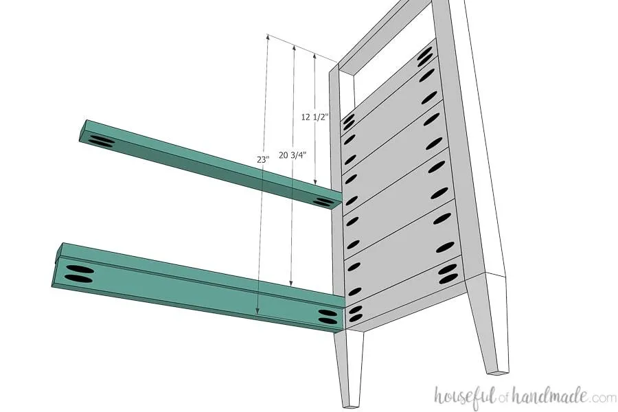 Tall Nightstand with Open Shelf — step photo 10