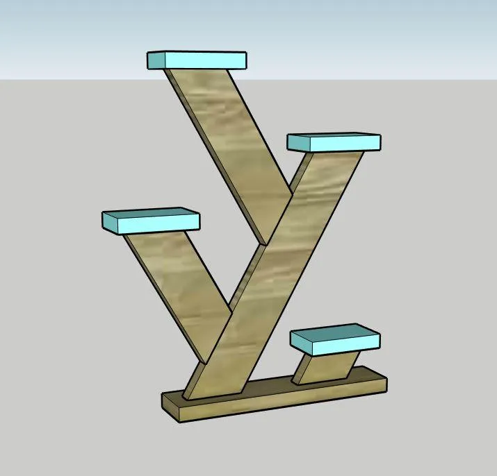 Angled Tabletop Plant Stand — step photo 9