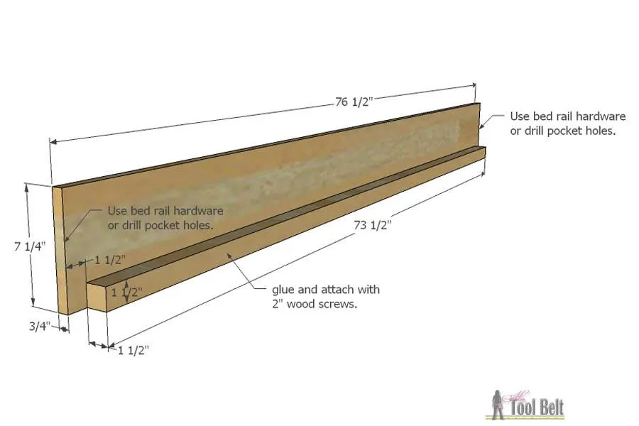 Faux Raised Panel Twin Bed — step photo 10