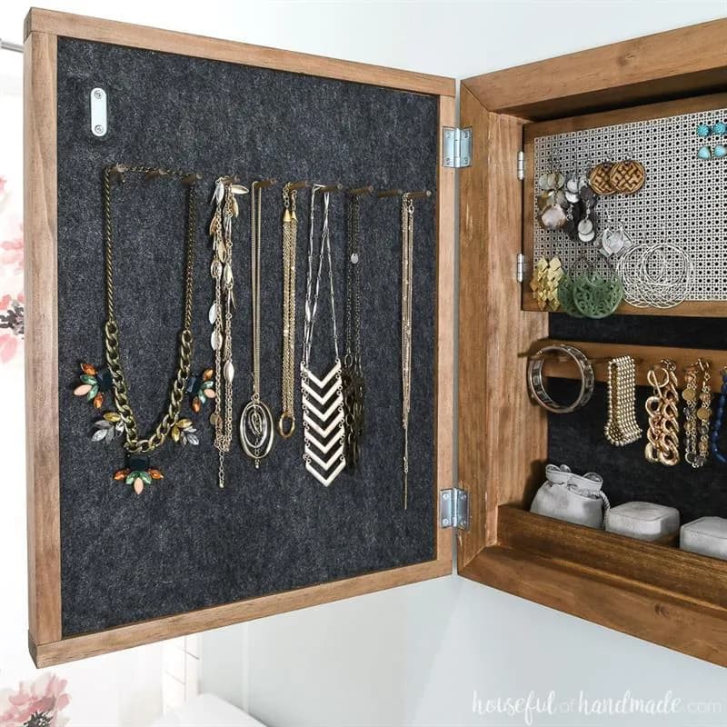 Hidden Jewelry Cabinet