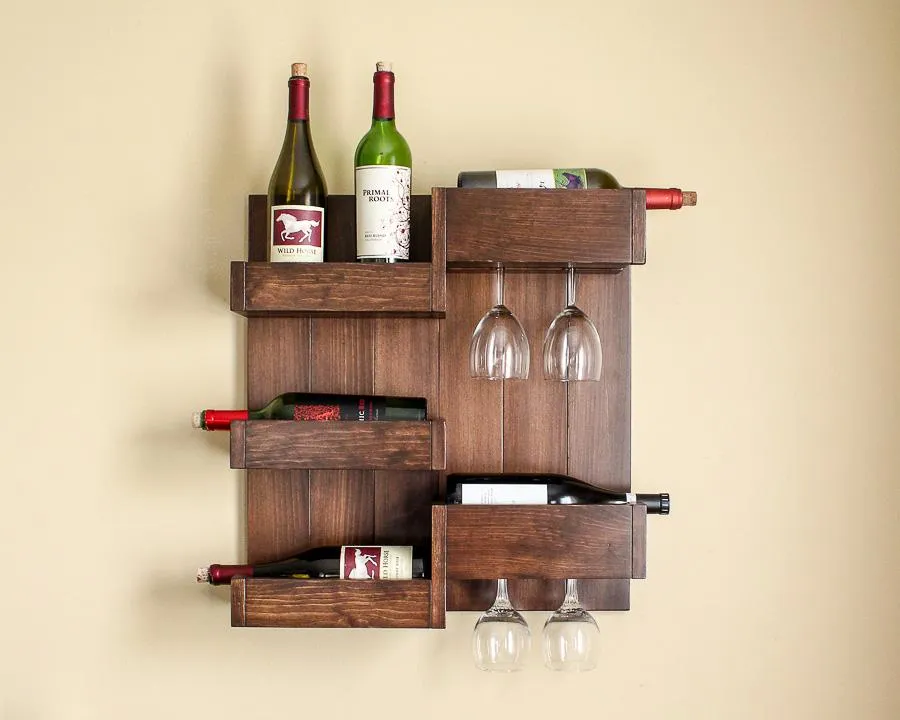 Wall Mounted Wine Bar