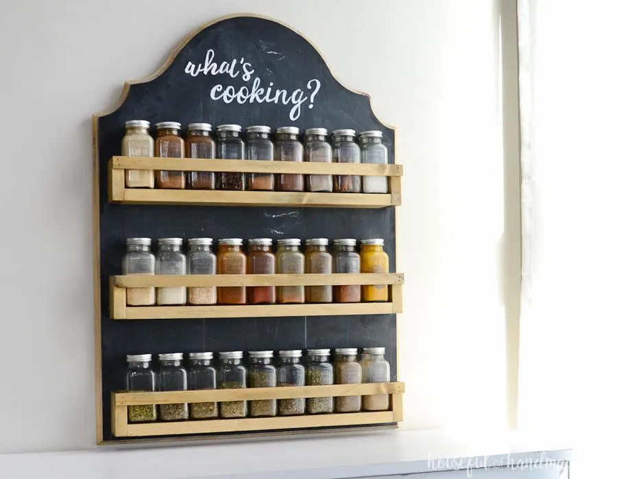 Wall Mounted Spice Rack