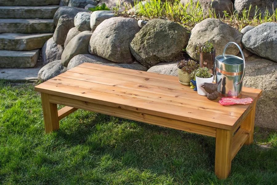 Cedar Backyard Bench