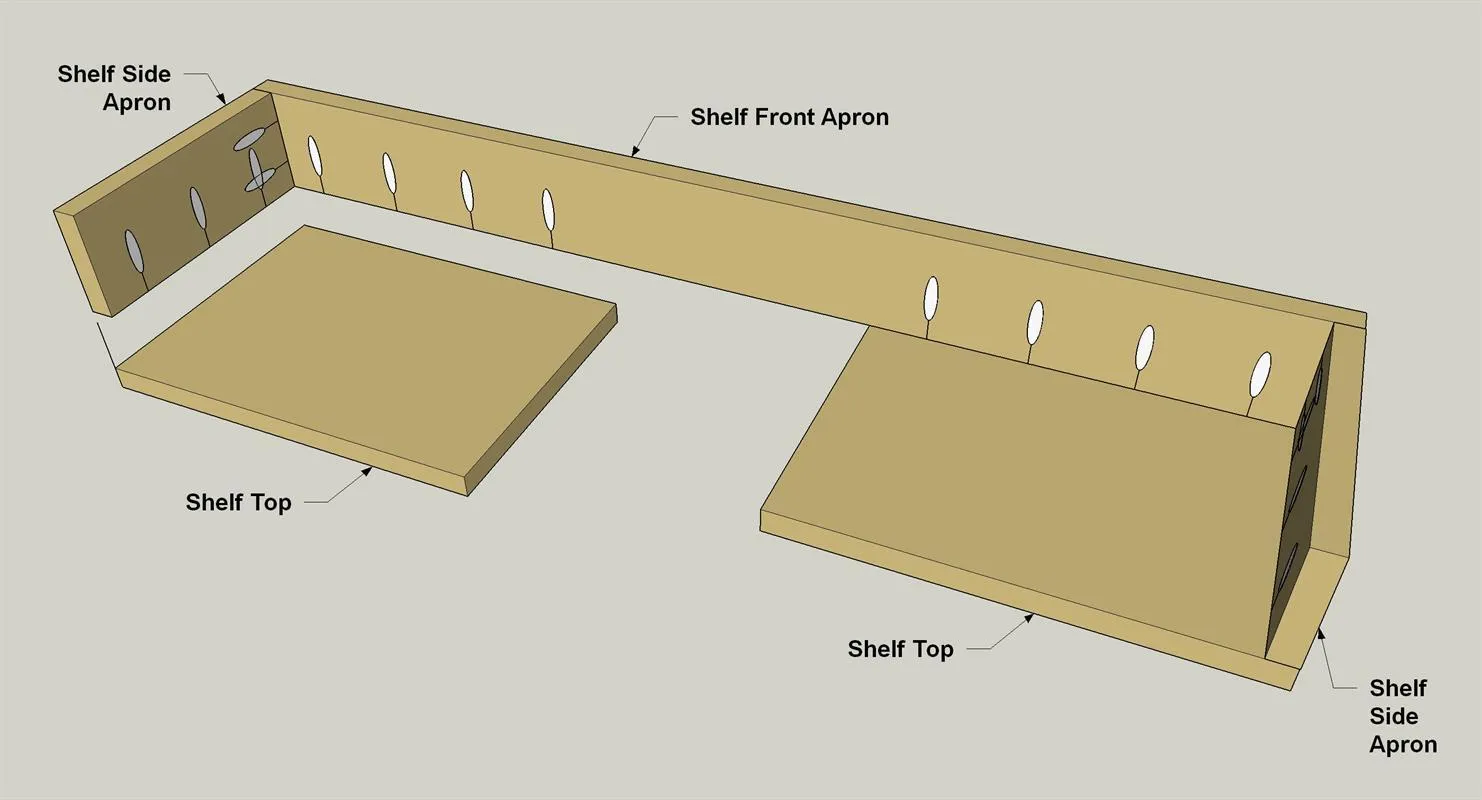 Floating Shelf with Hidden Storage — step photo 13