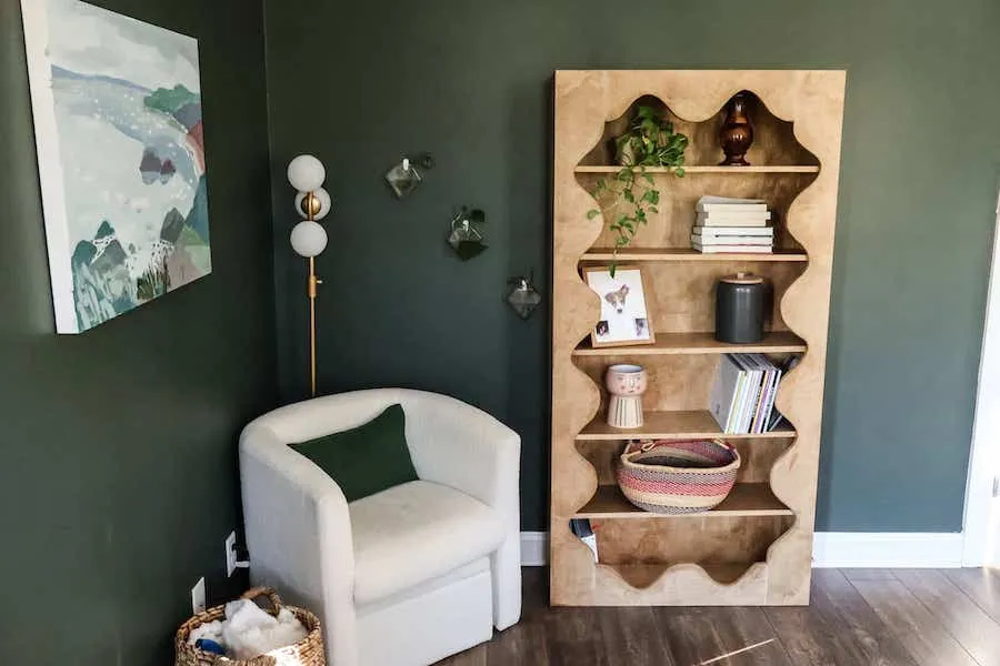 Scalloped Bookcase