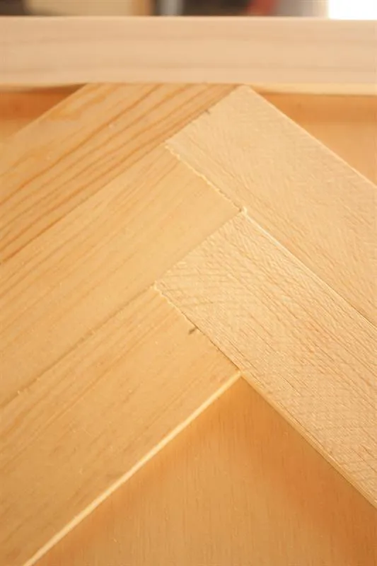 Herringbone Door Buffet — step photo 20