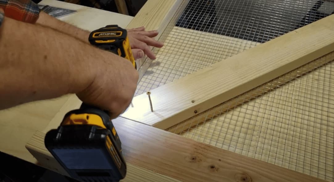 Simple Fence Gate – Hardware Cloth & Shou Sugi Ban — step photo 13
