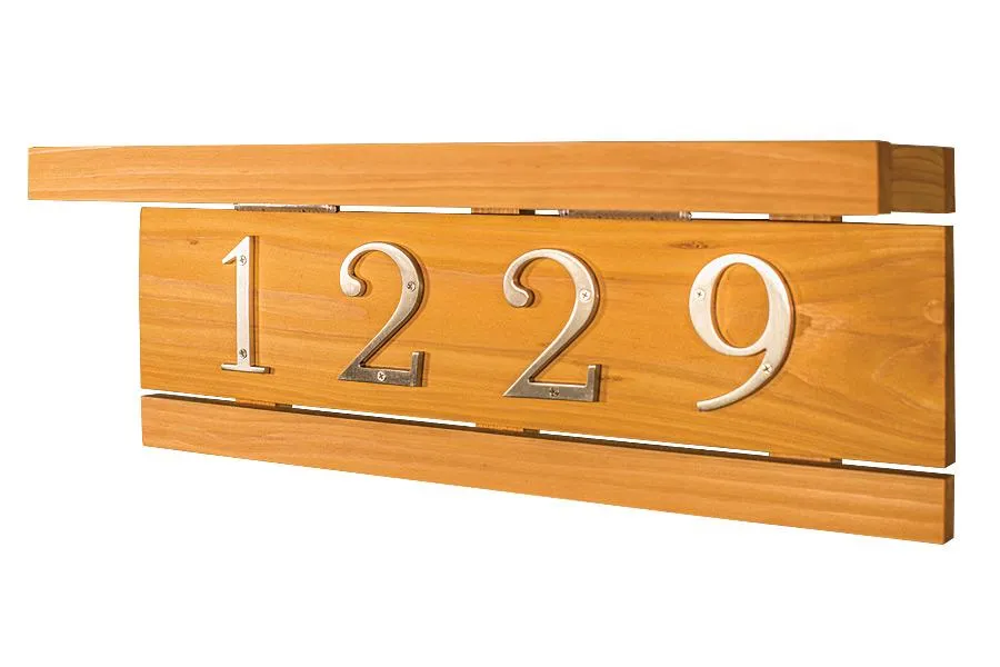 Custom Lighted Address Plaque