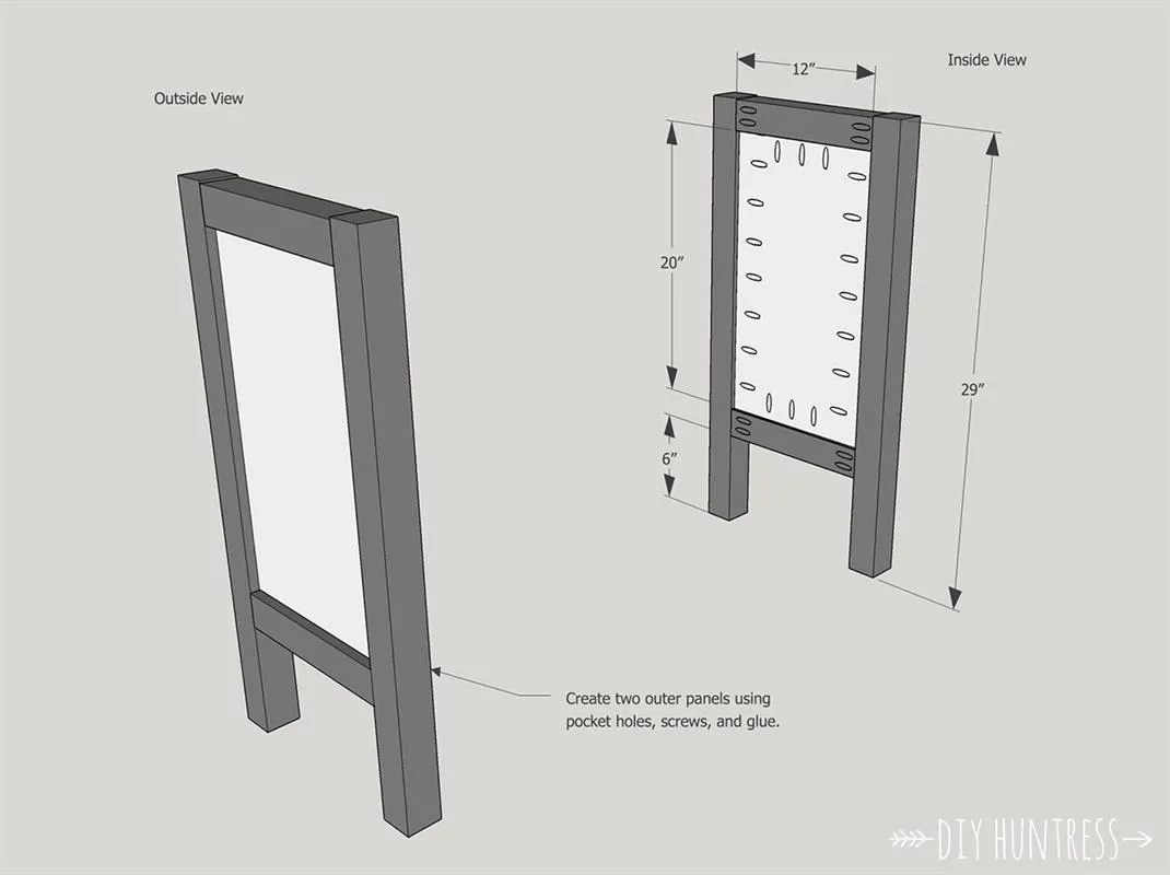 DIY Wooden Sideboard/Record Cabinet With Wine Rack — step photo 5