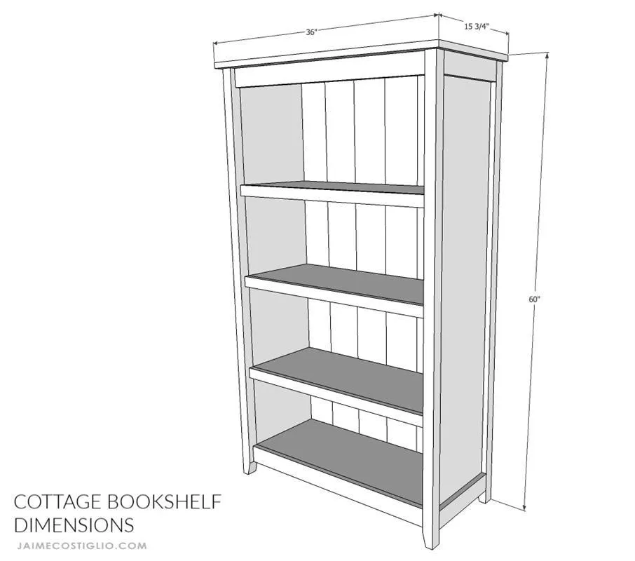 Cottage Style Bookshelf — step photo 5
