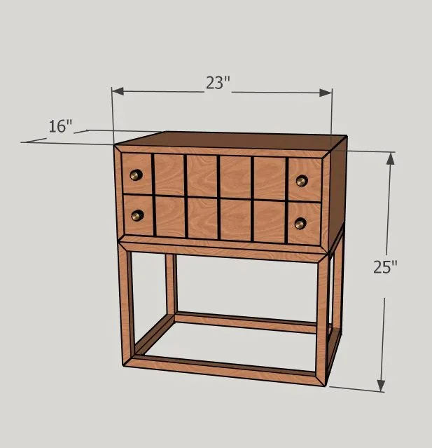 Modern Line Nightstand