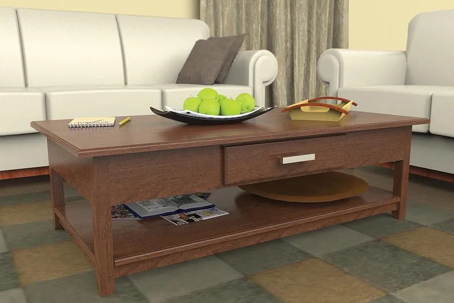 Traditional Coffee Table with Storage