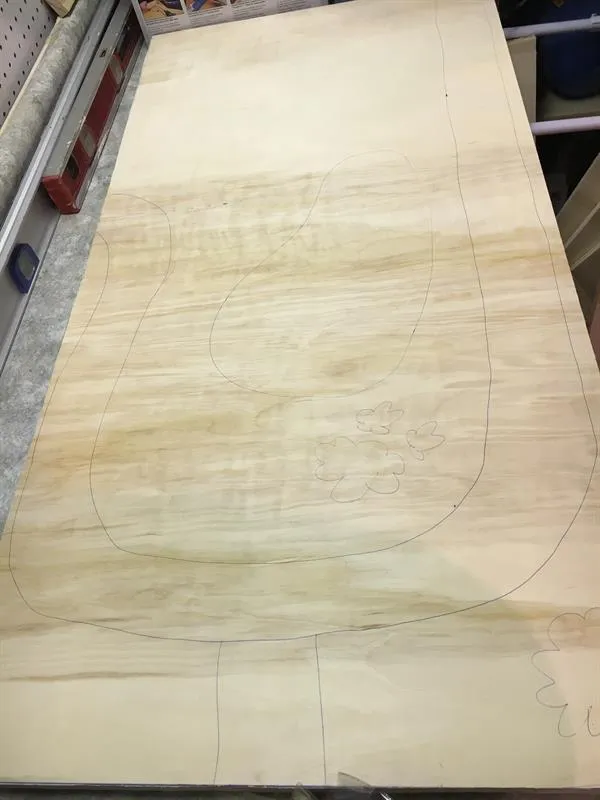 Coffee Table with Train Table/Storage — step photo 14