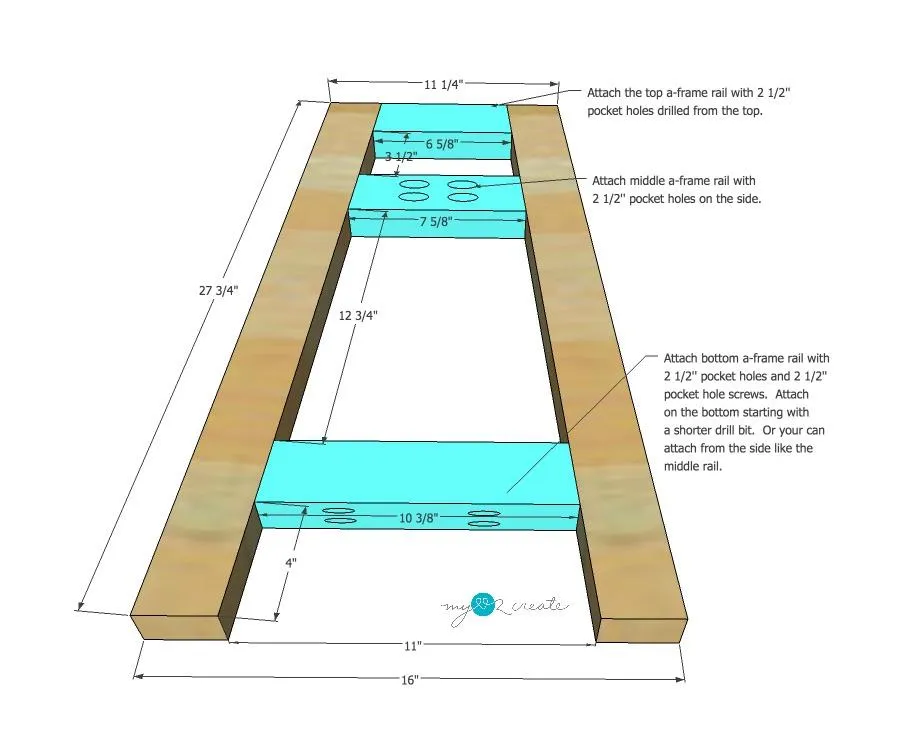 A-frame Desk — step photo 5