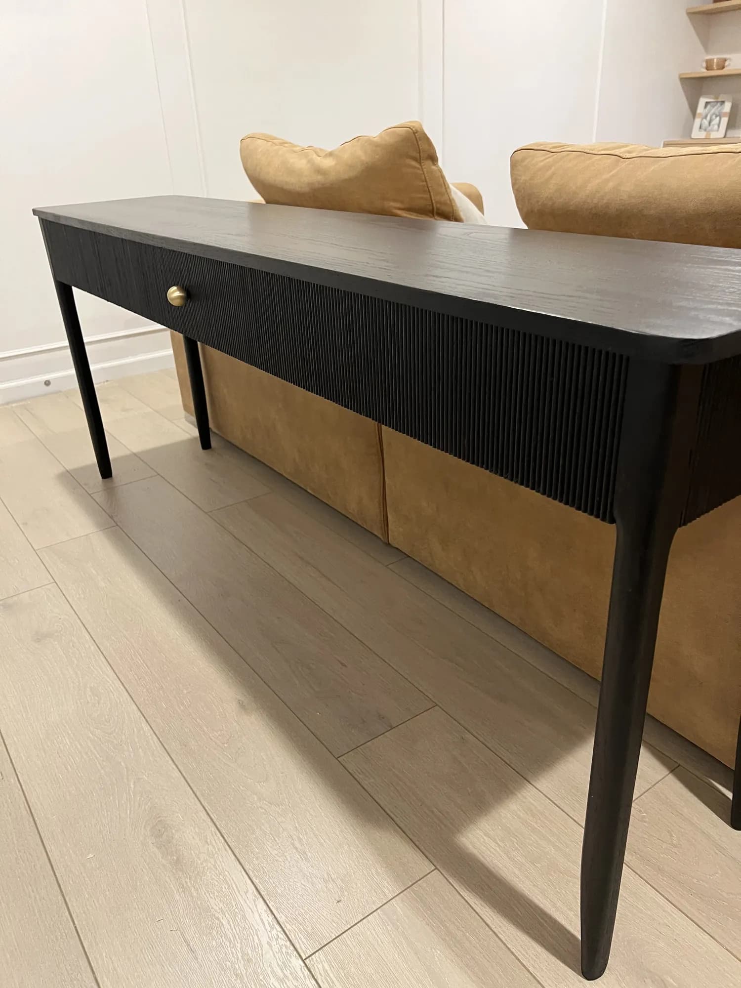 Fluted Sofa Table
