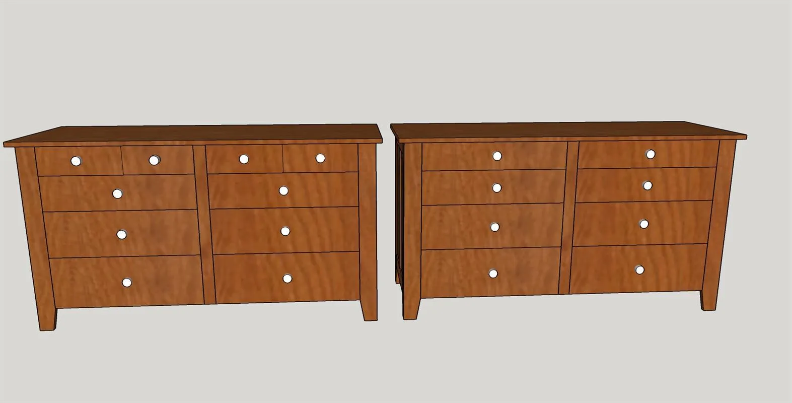 Craftsman Style Eight Drawer Dresser — step photo 24