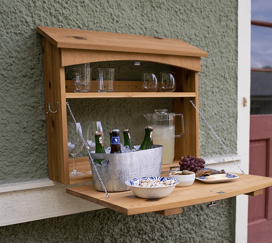 Outdoor Fold Down Bar