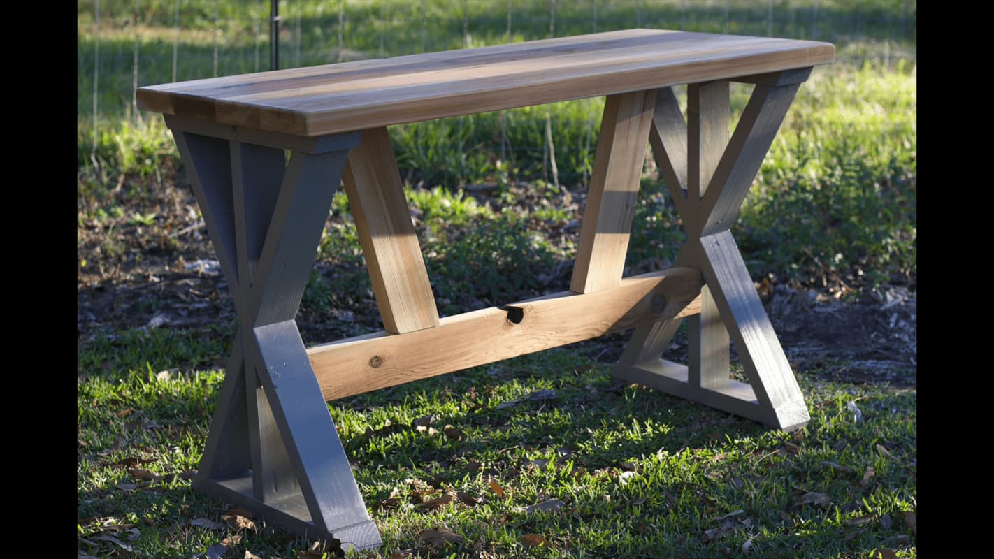 DIY Cedar Desk Build with Bottom Supports — step photo 15