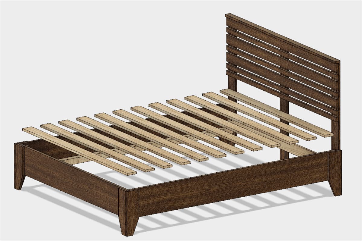 Queen-Size Plywood Bed — step photo 9