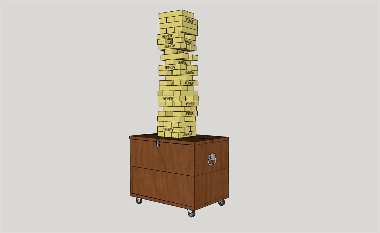 DIY Giant Jenga With Mobile Storage Case — step photo 11