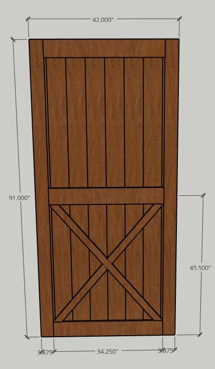 Farmhouse Barn Door — step photo 2