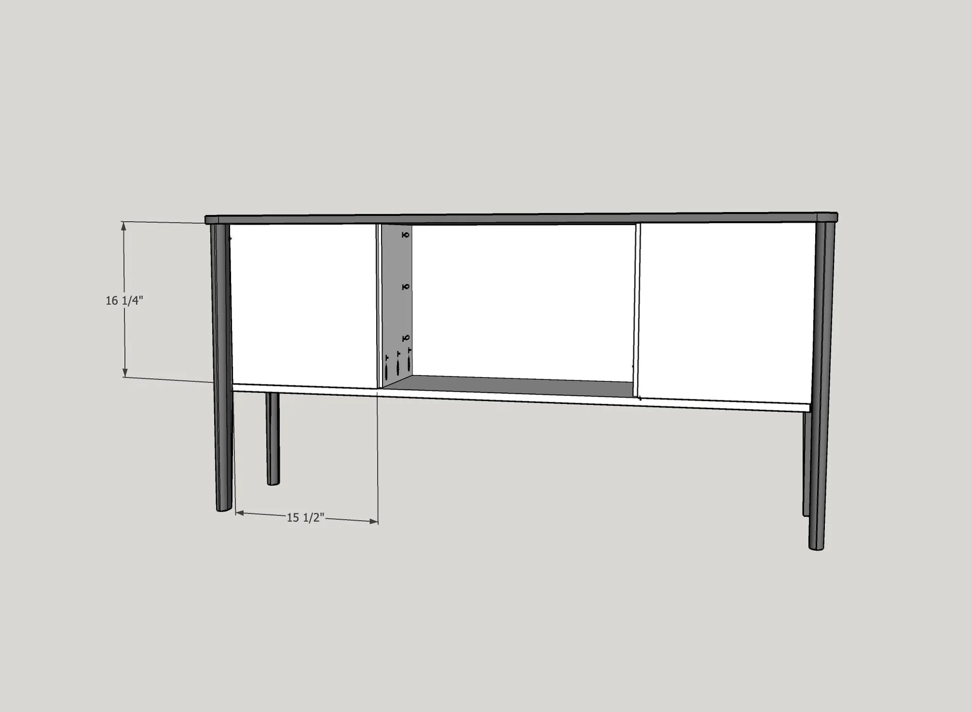 Sideboard/Bar Cabinet — step photo 9